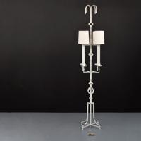 Monumental Tommi Parzinger Floor Lamp, 132'H - Sold for $2,250 on 02-06-2021 (Lot 205).jpg